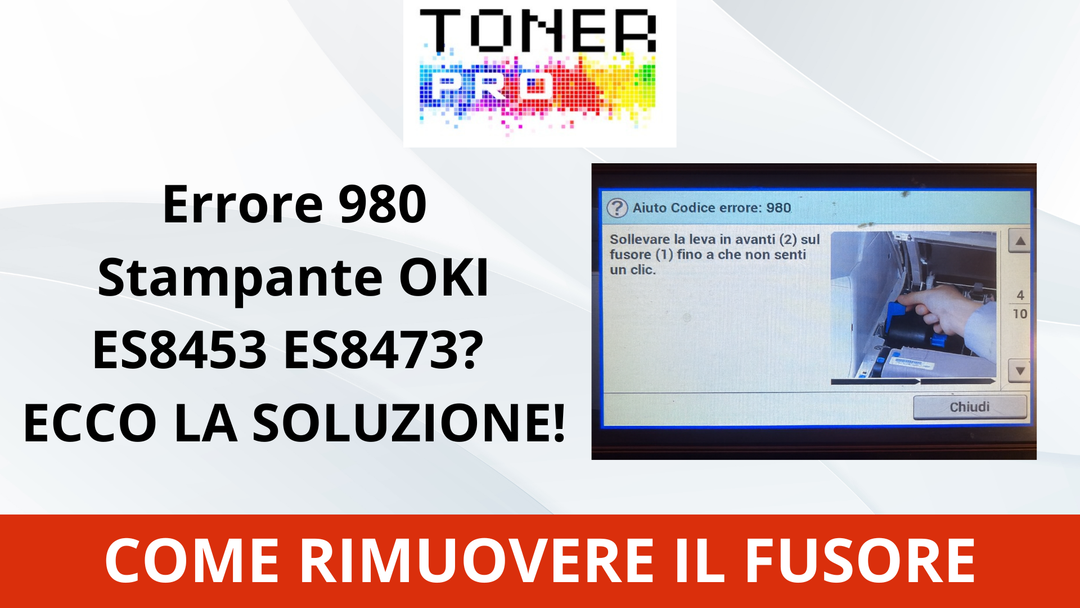 Errore 980 ES8453 ed ES8473 OKI: tutto quello che devi sapere