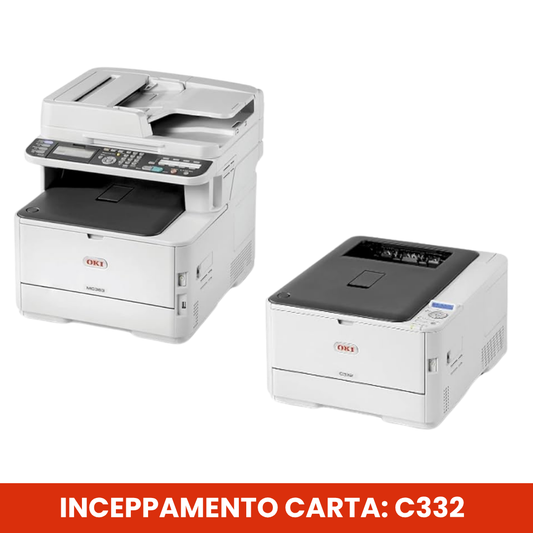 Guida: Come Risolvere Velocemente un Inceppamento Carta nella Stampante OKI C332