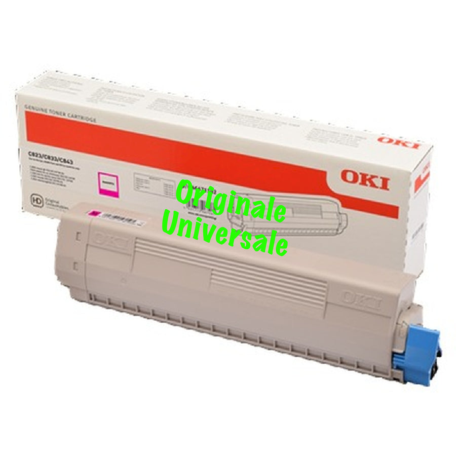 Toner-Originale-Universale™ -OKI-per-C813, C 813 dn-Magenta-5.000 Pagine-46471114