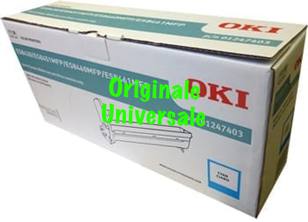 Tamburo-Originale-Universale™ -OKI-per-ES8451 ES8461-Ciano-20.000 Pagine-01247403