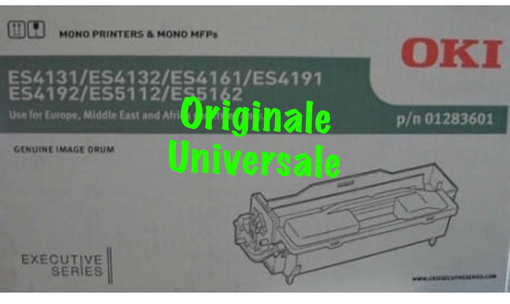 Tamburo-Originale-Universale™ -OKI-per-ES4131 ES4161 ES4191 ES4132 ES5112 ES4192 ES5162-Nero-25.000 Pagine-01283601
