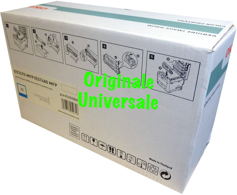 Tamburo-Originale-Universale™ -OKI-per-ES7470 ES7480 ES 7470 7480-Ciano-30.000 Pagine-01333303