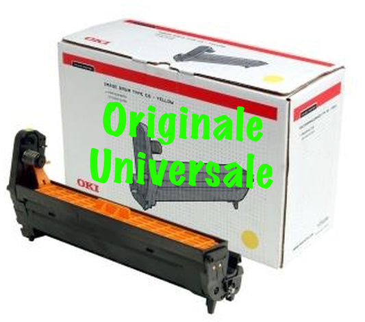Tamburo-Originale-Universale™ -OKI-per-C5100 C5200 C5300 C5400-Giallo-17.000 Pagine-42126605