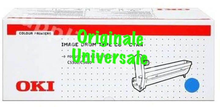 Tamburo-Originale-Universale™ -OKI-per-C5100 C5200 C5300 C5400-Ciano-17.000 Pagine-42126607