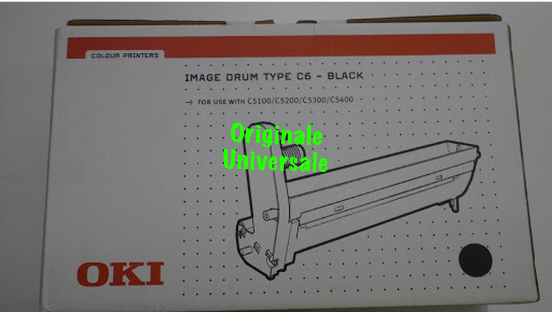 Tamburo-Originale-Universale™ -OKI-per-C5100 C5200 C5300 C5400-Nero-17.000 Pagine-42126608