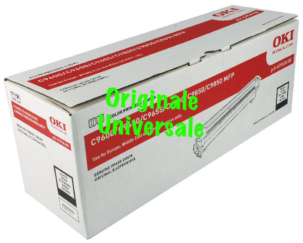 Tamburo-Originale-Universale™ -OKI-per-C9600 C9650 C9655 C9800 C9850-Nero-30.000 Pagine-42918108