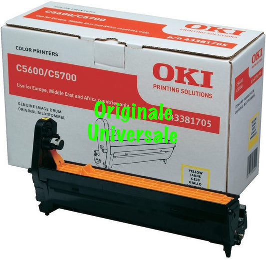 Tamburo-Originale-Universale™ -OKI-per-C5600 C5700-Giallo-20.000 Pagine-43381705