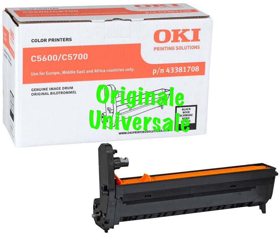 Tamburo-Originale-Universale™ -OKI-per-C5600 C5700-Nero-20.000 Pagine-43381708