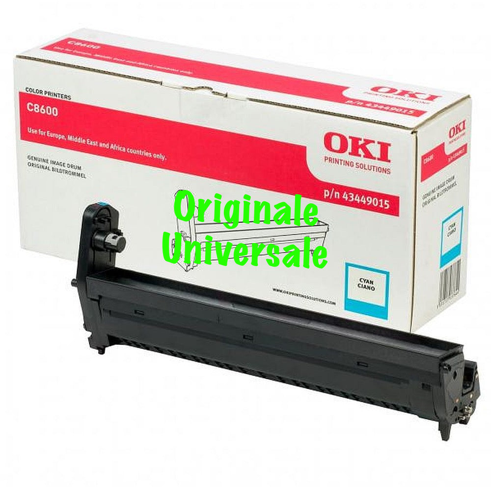 Tamburo-Originale-Universale™ -OKI-per-C8600 C8800-Ciano-20.000 Pagine-43449015