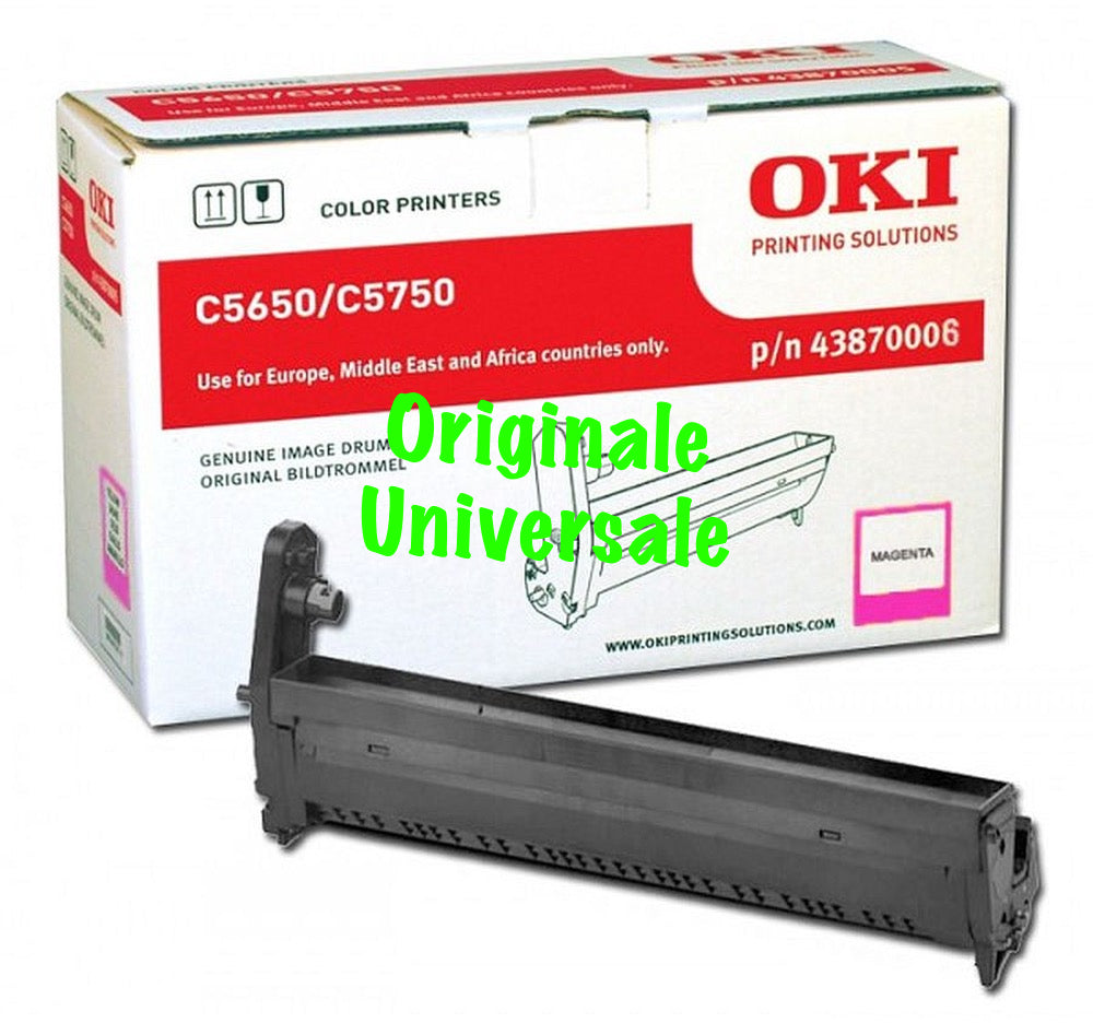 Tamburo-Originale-Universale™ -OKI-per-C5650 C5750-Magenta-20.000 Pagine-43870006