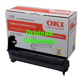 Tamburo-Originale-Universale™ -OKI-per-C5850 C5950 MC560-Giallo-20.000 Pagine-43870021