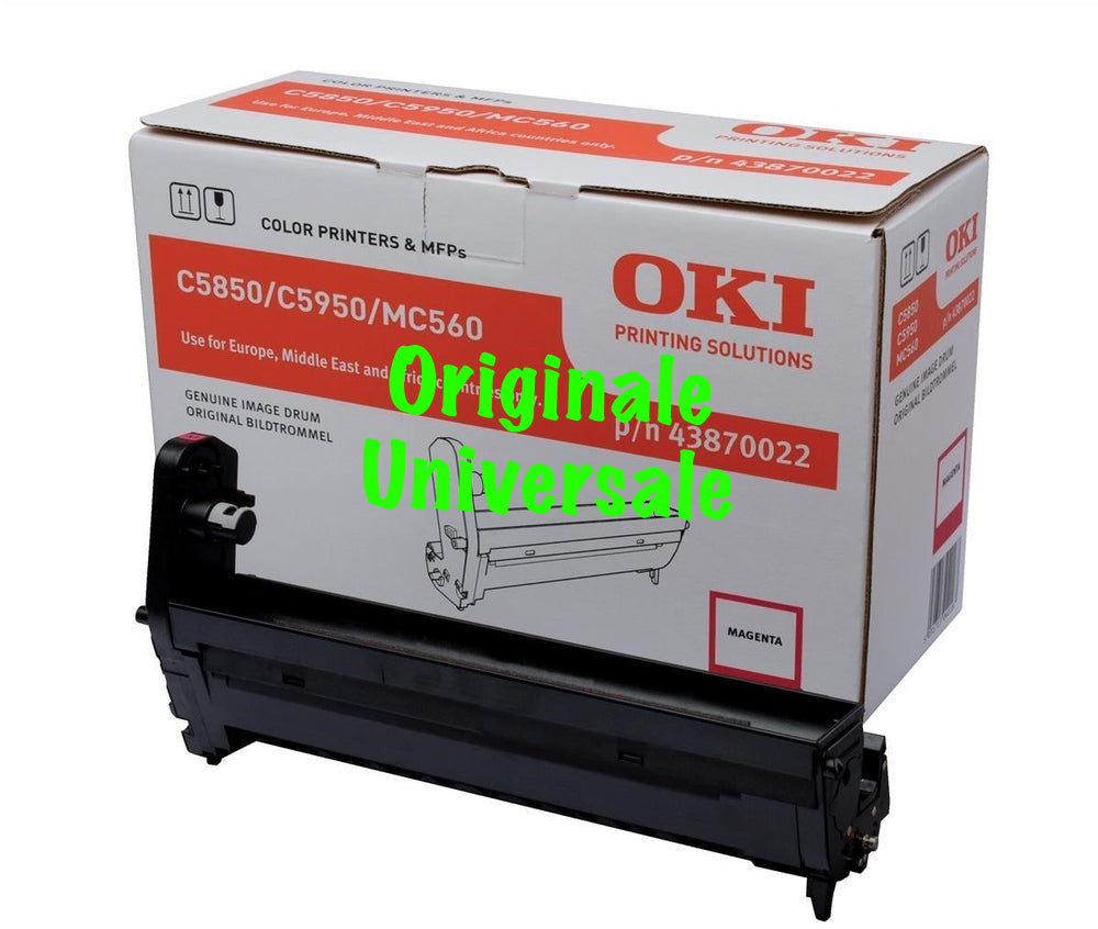 Tamburo-Originale-Universale™ -OKI-per-C5850 C5950 MC560-Magenta-20.000 Pagine-43870022