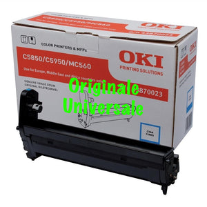 Tamburo-Originale-Universale™ -OKI-per-C5850 C5950 MC560-Ciano-20.000 Pagine-43870023
