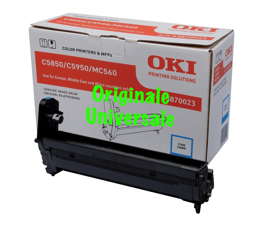 Tamburo-Originale-Universale™ -OKI-per-C5850 C5950 MC560-Ciano-20.000 Pagine-43870023