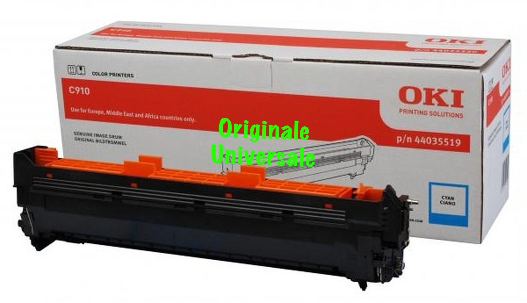 Tamburo-Originale-Universale™ -OKI-per-C910 C920WT-Ciano-20.000 Pagine-44035519