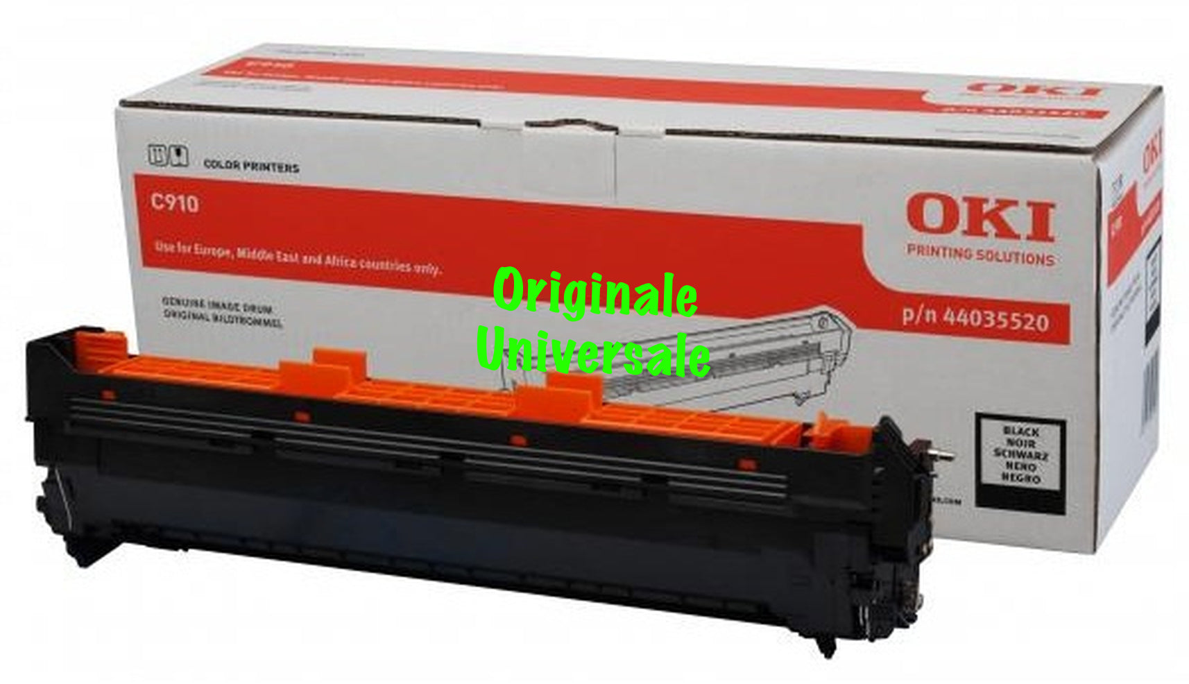 Tamburo-Originale-Universale™ -OKI-per-C910 C920WT-Nero-20.000 Pagine-44035520