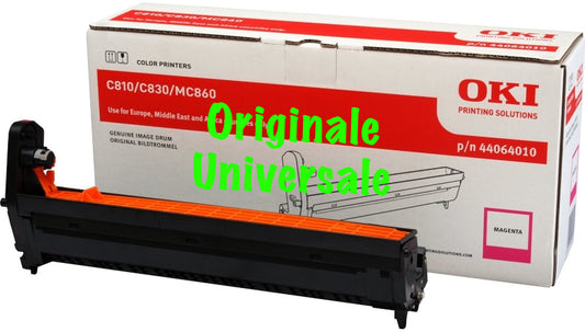 Tamburo-Originale-Universale™ -OKI-per-C810 C830 MC860 MC851 MC861 C801 C821-Magenta-20.000 Pagine-44064010