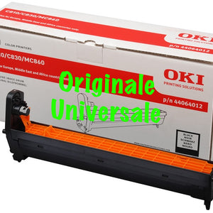 Tamburo-Originale-Universale™ -OKI-per-C810 C830 MC860 MC851 MC861 C801 C821-Nero-20.000 Pagine-44064012