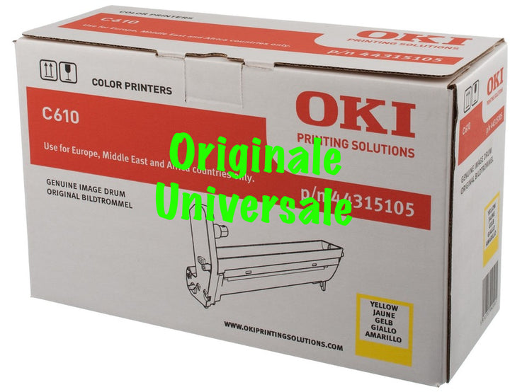 Tamburo OKI Originale-Universale™ per C610 da 20.000 Pagine A4 - Giallo - 44315105