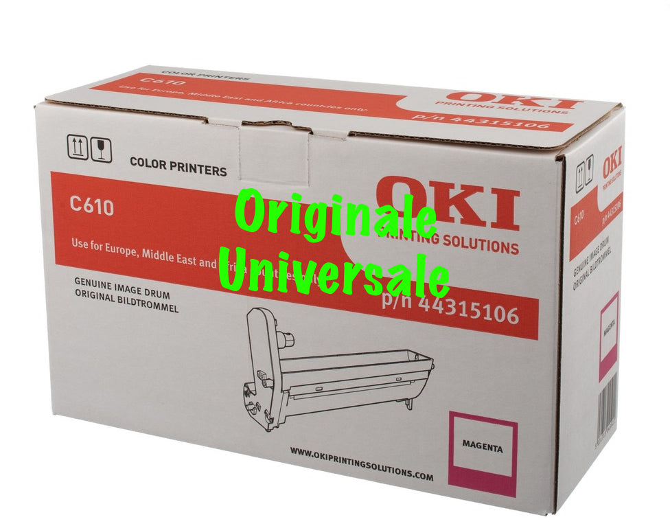 Tamburo OKI Originale-Universale™ per C610 da 20.000 Pagine A4 - Magenta - 44315106