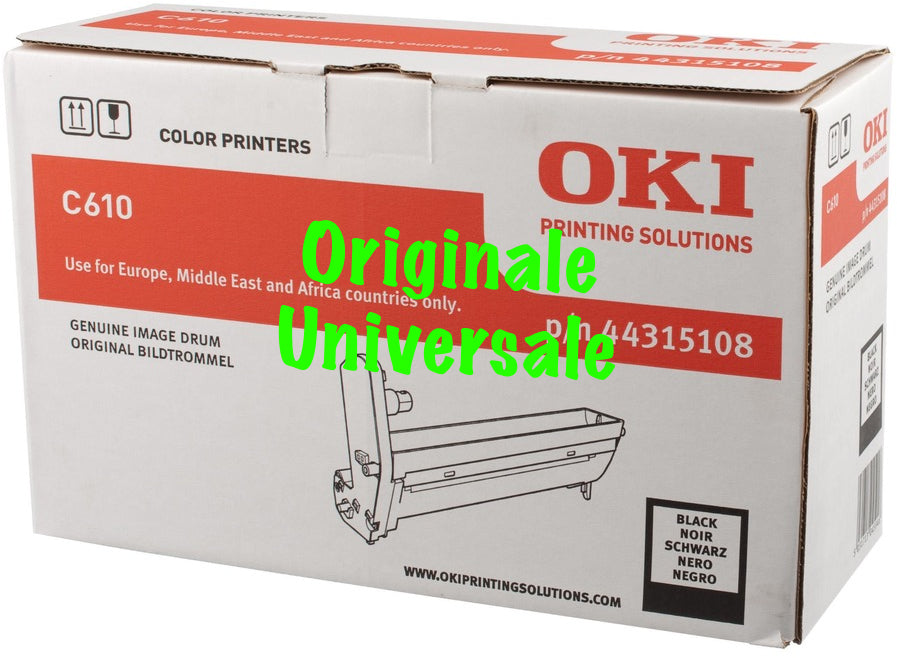 Tamburo OKI Originale-Universale™ per C610 da 20.000 Pagine A4 - Nero - 44315108