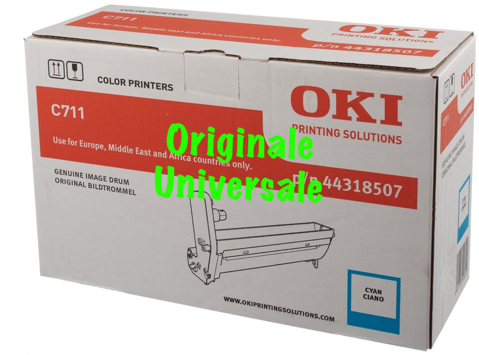 Tamburo-Originale-Universale™ -OKI-per-C711 C711WT-Ciano-20.000 Pagine-44318507