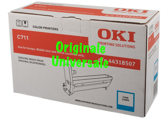 Tamburo-Originale-Universale™ -OKI-per-C711 C711WT-Ciano-20.000 Pagine-44318507
