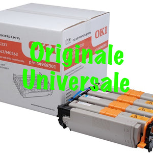 Tamburo-Originale-Universale™ -OKI-per-C301 C321 C511 C332 C531 MC332 MC342 MC352 MC362 MC363 MC562-4 Colori-20.000 Pagine-44968301