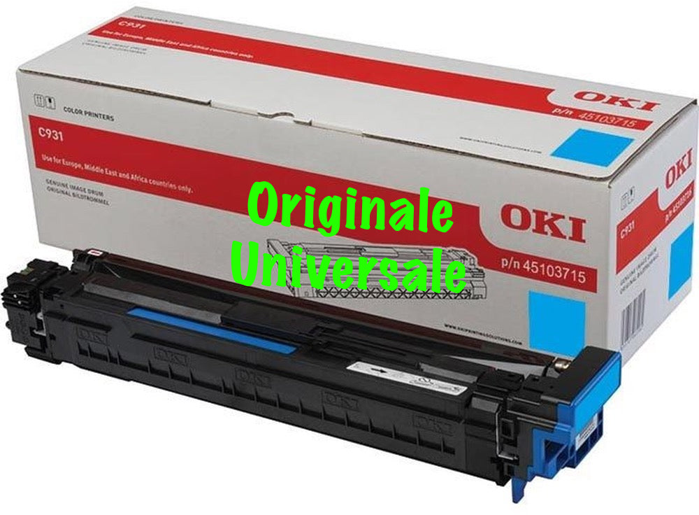 Tamburo-Originale-Universale™ -OKI-per-C931 C911-Ciano-40.000 Pagine-45103715