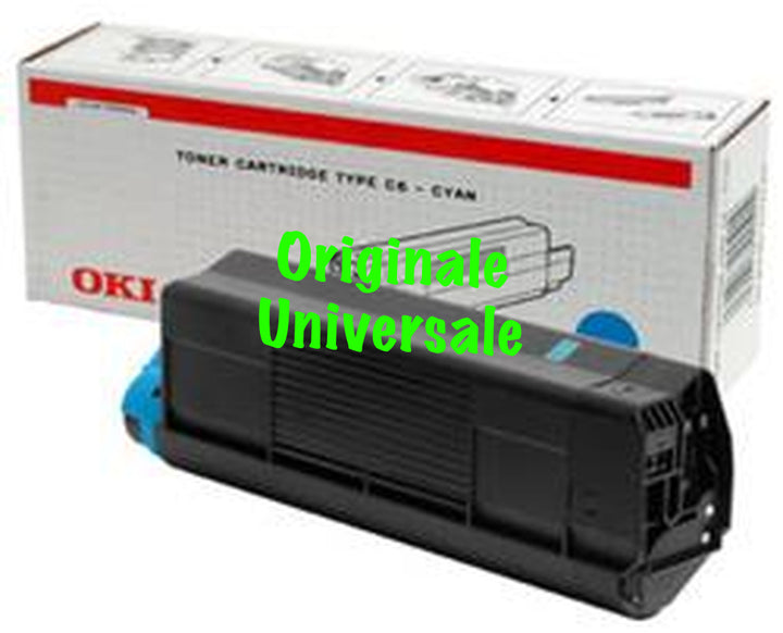 Toner-Originale-Universale™ -OKI-per-C5100 C5200 C5300 C5400-Ciano-5.000 Pagine-42127407