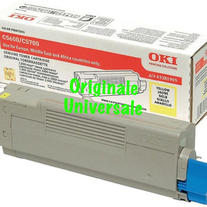 Toner-Originale-Universale™ -OKI-per-C5600 C5700-Giallo-2.000 Pagine-43381905