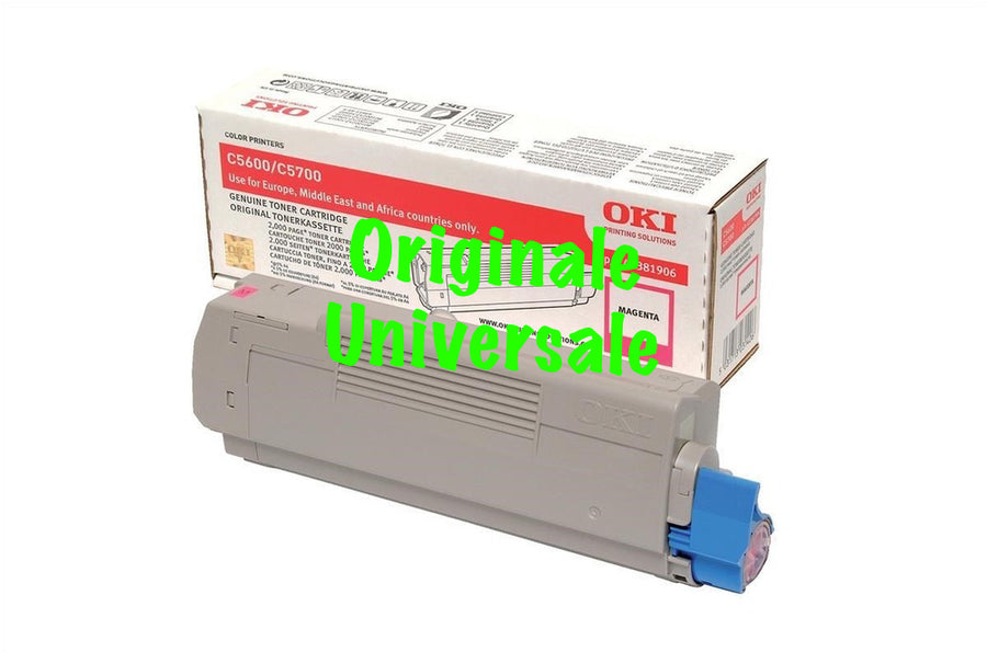 Toner-Originale-Universale™ -OKI-per-C5600 C5700-Magenta-2.000 Pagine-43381906