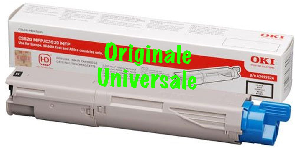 Toner-Originale-Universale™ -OKI-per-C3300 C3400 C3450 C3600-Ciano-2.500 Pagine-43459331