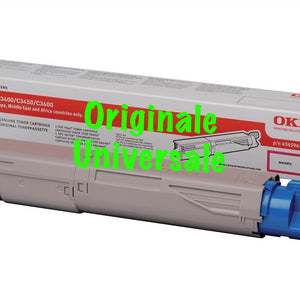 Toner-Originale-Universale™ -OKI-per-C3300 C3400 C3450 C3600-Magenta-1.500 Pagine-43459434