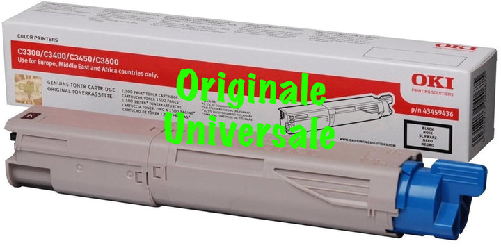Toner-Originale-Universale™ -OKI-per-C3300 C3400 C3450 C3600-Nero-1.500 Pagine-43459436