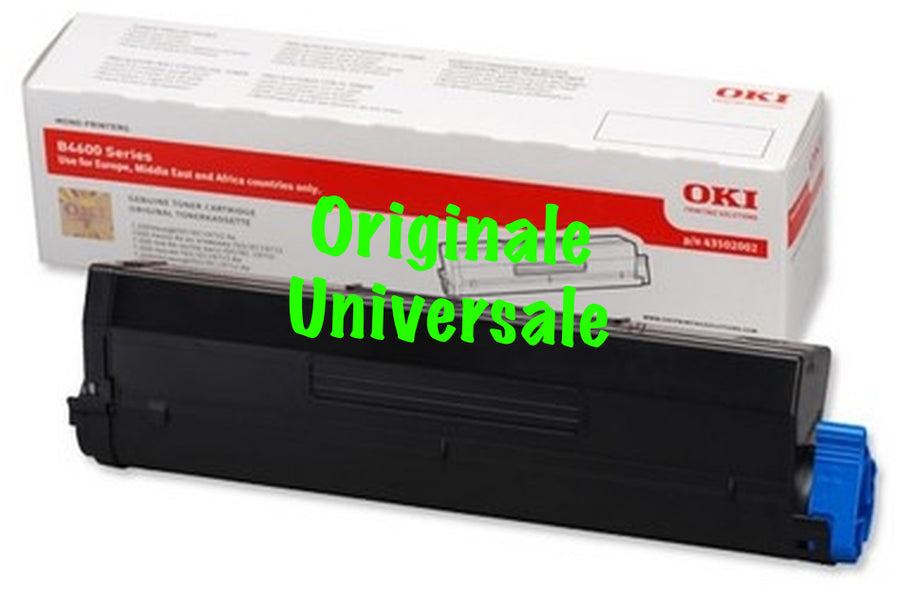 Toner-Originale-Universale™ -OKI-per-B4600-Nero-7.000 Pagine-43502002