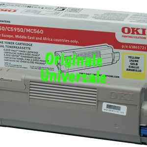 Toner-Originale-Universale™ -OKI-per-C5850 C5950 MC560-Giallo-6.000 Pagine-43865721