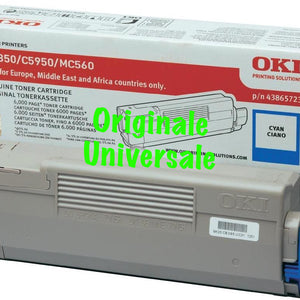 Toner-Originale-Universale™ -OKI-per-C5850 C5950 MC560-Ciano-6.000 Pagine-43865723