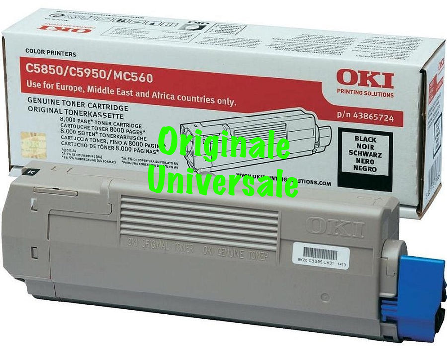 Toner-Originale-Universale™ -OKI-per-C5850 C5950 MC560-Nero-8.000 Pagine-43865724