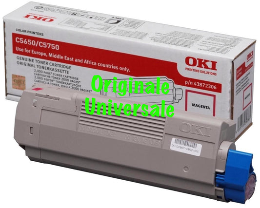 Toner-Originale-Universale™ -OKI-per-C5650 C5750-Magenta-2.000 Pagine-43872306