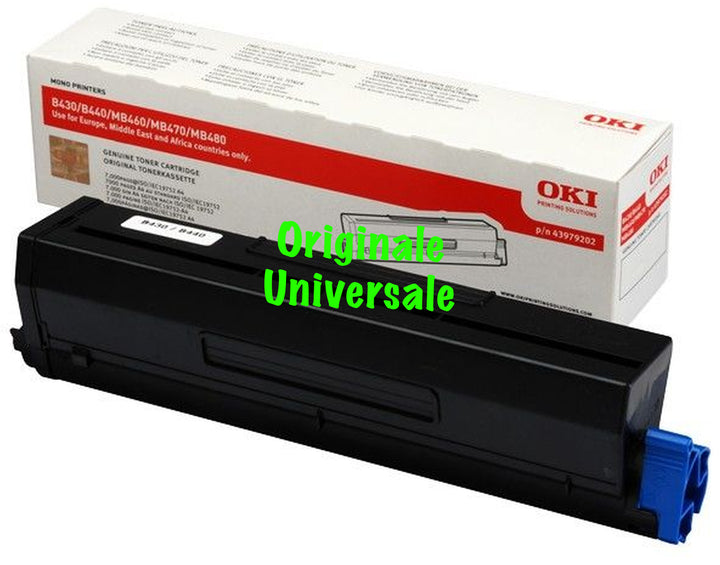 Toner-Originale-Universale™ -OKI-per-B430 B440 MB460 MB470 MB480-Nero-7.000 Pagine-43979202