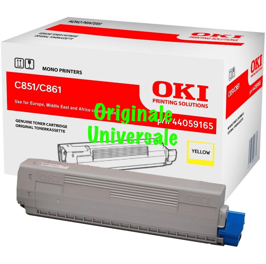 Toner-Originale-Universale™ -OKI-per-MC851 MC861-Giallo-7.300 Pagine-44059165