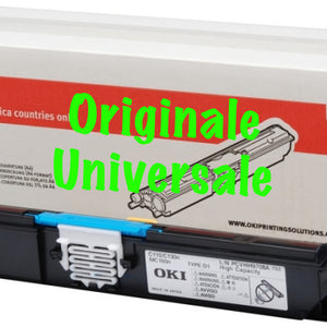 Toner-Originale-Universale™ -OKI-per-C110 130 MC160-Ciano-2.500 Pagine-44250723