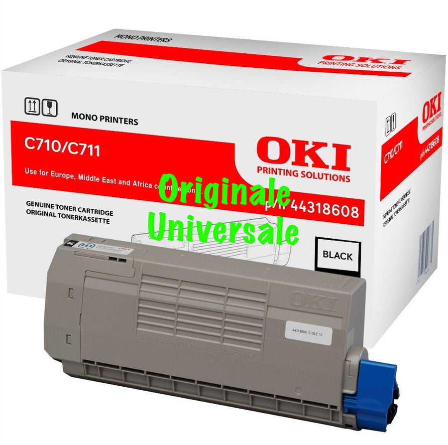 Toner-Originale-Universale™ -OKI-per-C711 C710-Nero-11.000 Pagine-44318608