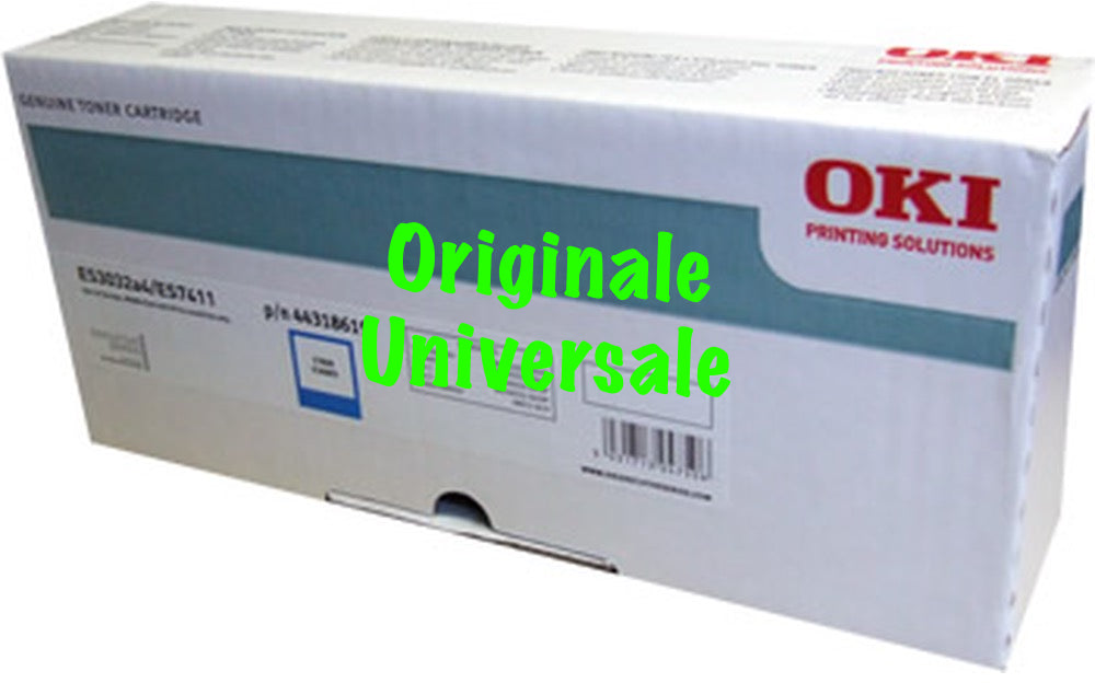 Toner-Originale-Universale™ -OKI-per-ES7411 ES3032a4 ES7411WT-Ciano-10.000 Pagine-44318619