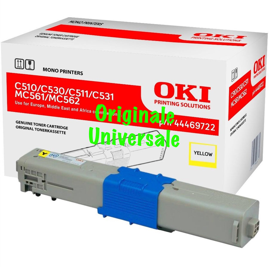 Toner-Originale-Universale™ -OKI-per-C510 C530 MC561 C511 C531 MC562-Giallo-5.000 Pagine-44469722