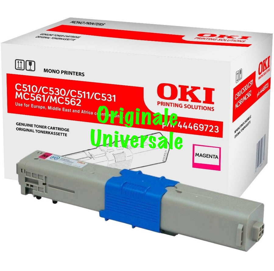 Toner-Originale-Universale™ -OKI-per-C510 C530 MC561 C511 C531 MC562-Magenta-5.000 Pagine-44469723