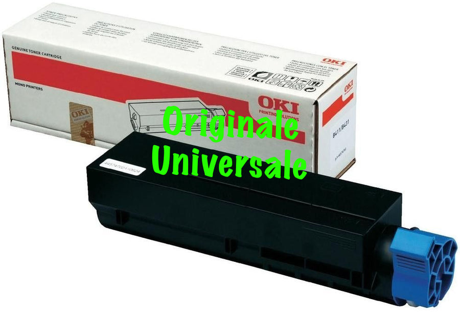 Toner-Originale-Universale™ -OKI-per-B411 B431 MB461 MB471 MB491-Nero-3.000 Pagine-44574702