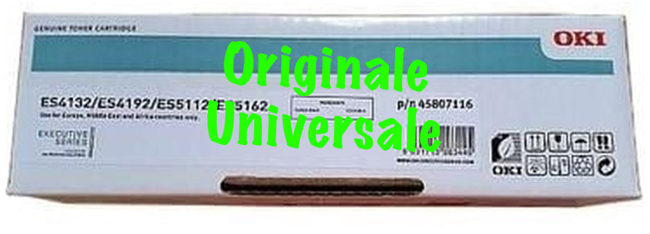 Toner-Originale-Universale™ -OKI-per-ES4131 ES4161 ES4191-Nero-12.000 Pagine-44917607