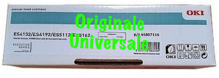 Toner-Originale-Universale™ -OKI-per-ES4131 ES4161 ES4191-Nero-12.000 Pagine-44917607